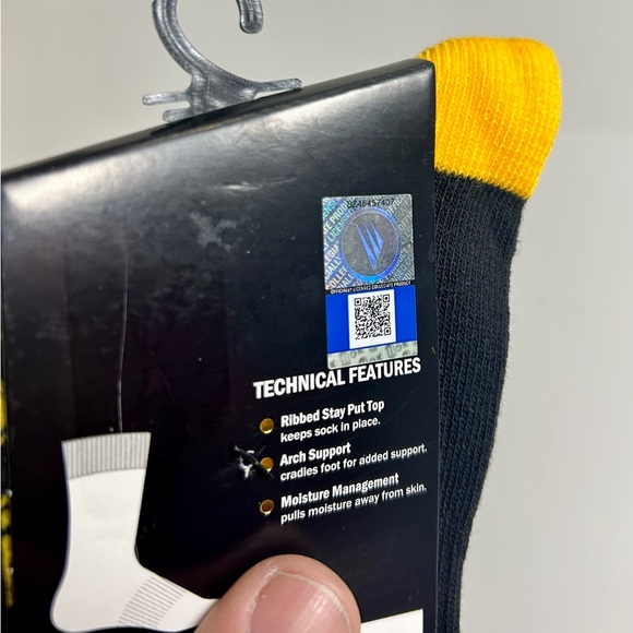 Virginia Commonwealth University Topsox Size 6-12.5 Socks College Sports - Picture 4 of 6